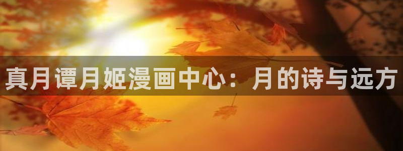 韩漫免费看不用付费在线观看：真月谭月姬漫画中心：月的诗与远方